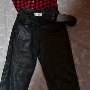 Leather Black Pants